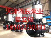 天津雨辰大流量高扬程不锈钢潜水排污泵厂家
